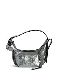 Crinkled Silver Mini Bag