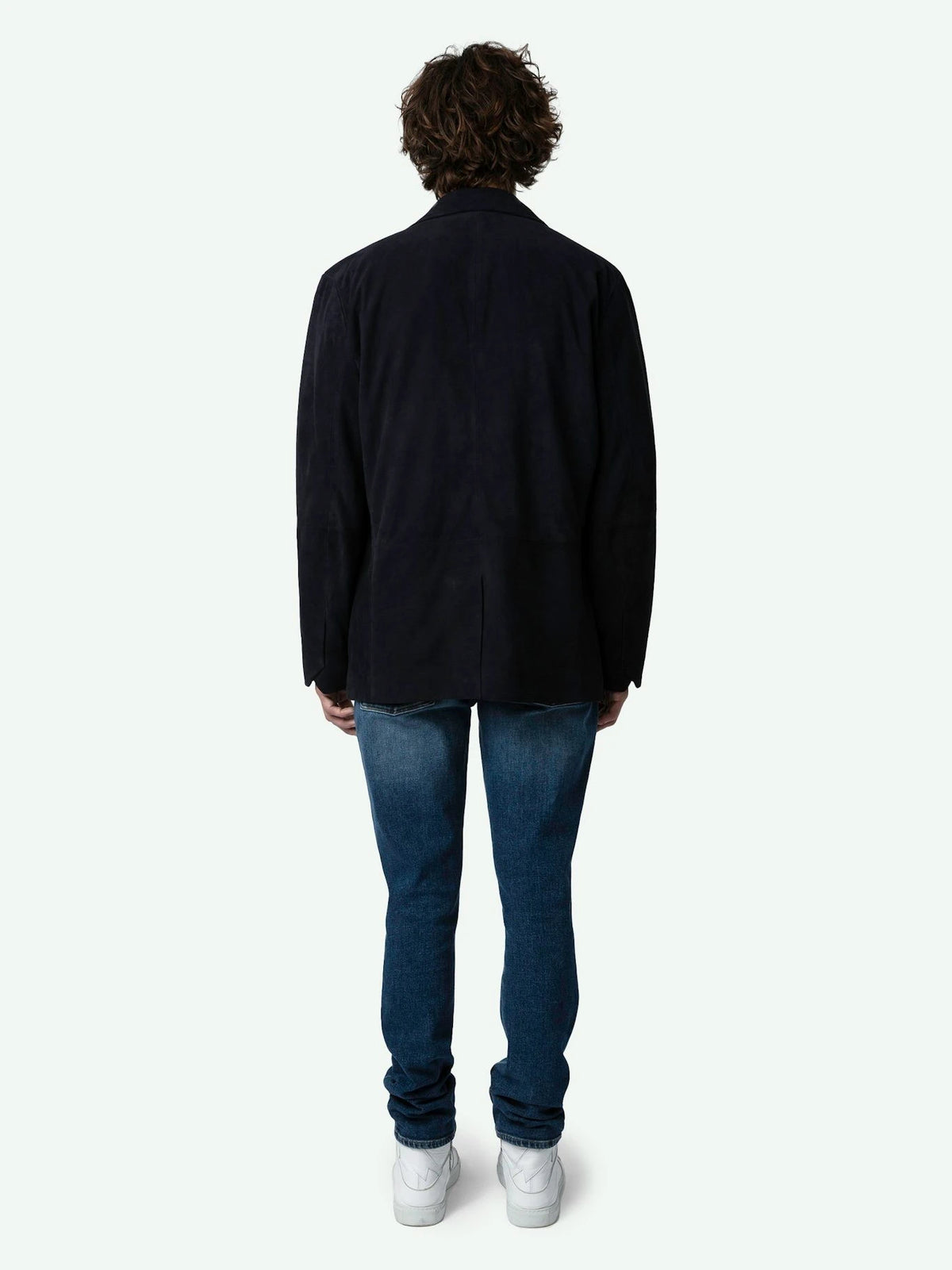 Valfried Black Suede Blazer