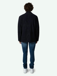 Valfried Black Suede Blazer