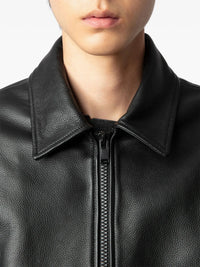 Mate Black Leather Jacket