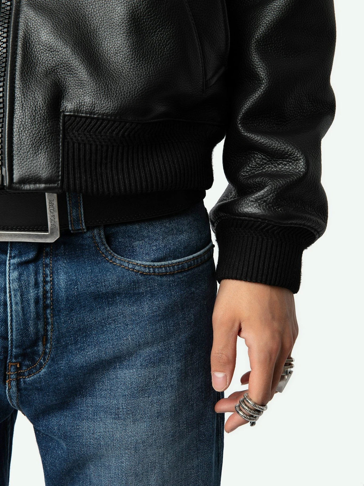 Mate Black Leather Jacket