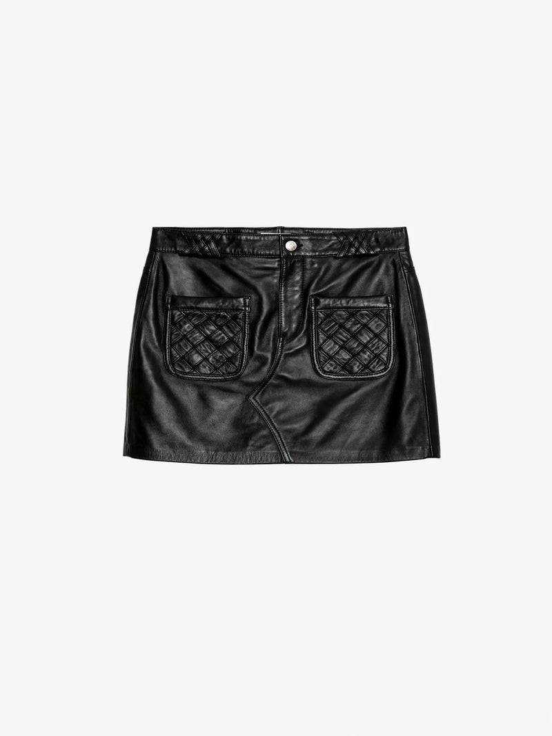 Braided Joana Black Skirt