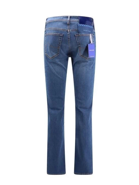 Slim Stretch Grey Denim Trousers