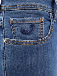 Slim Stretch Grey Denim Trousers