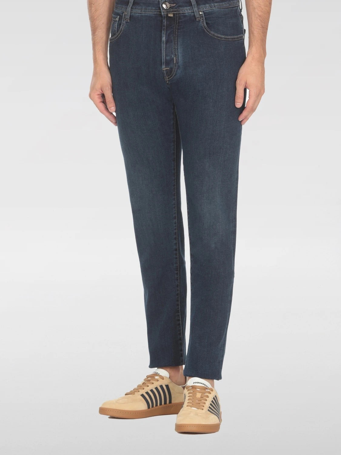 Jacob Cohen Brown Denim Trousers