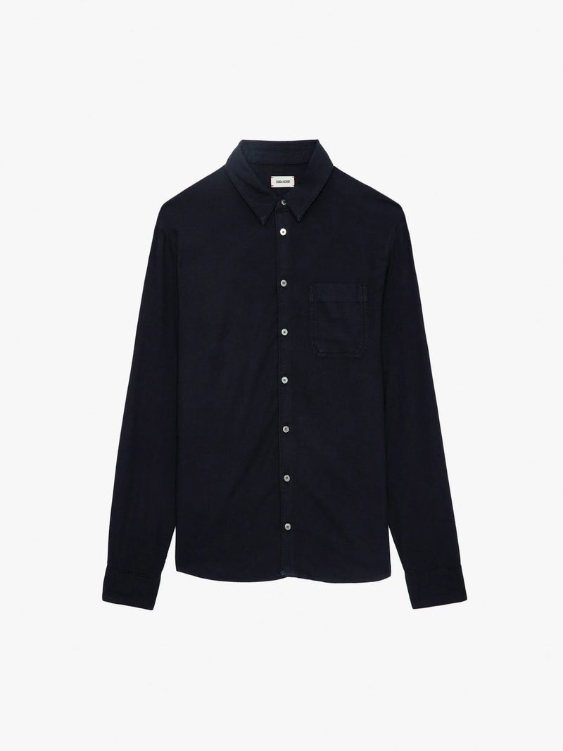 Long-Sleeved Black Shirt