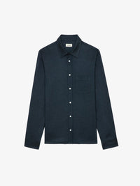 Stan Black Flannel Shirt