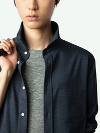 Stan Black Flannel Shirt