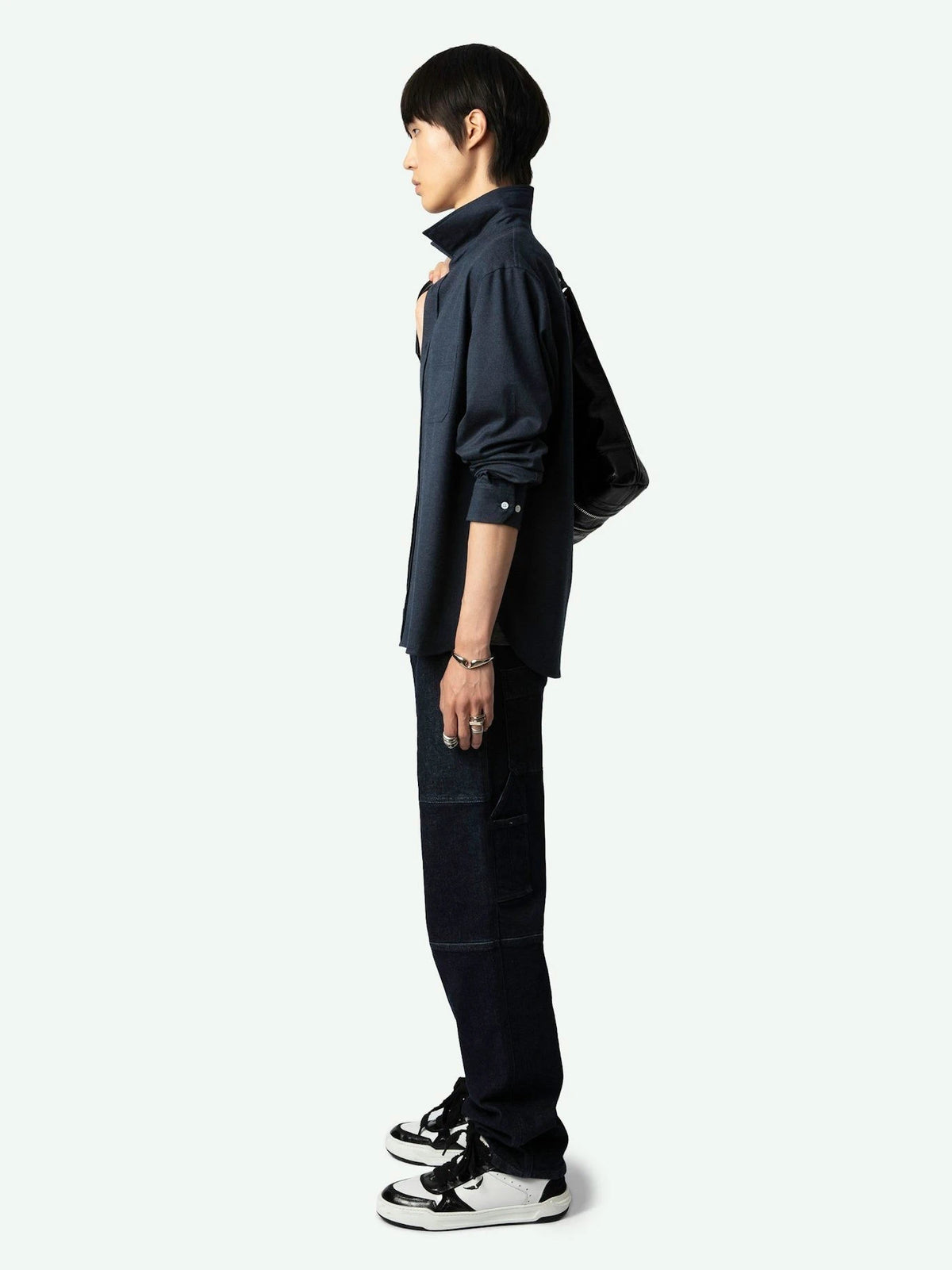 Stan Black Flannel Shirt