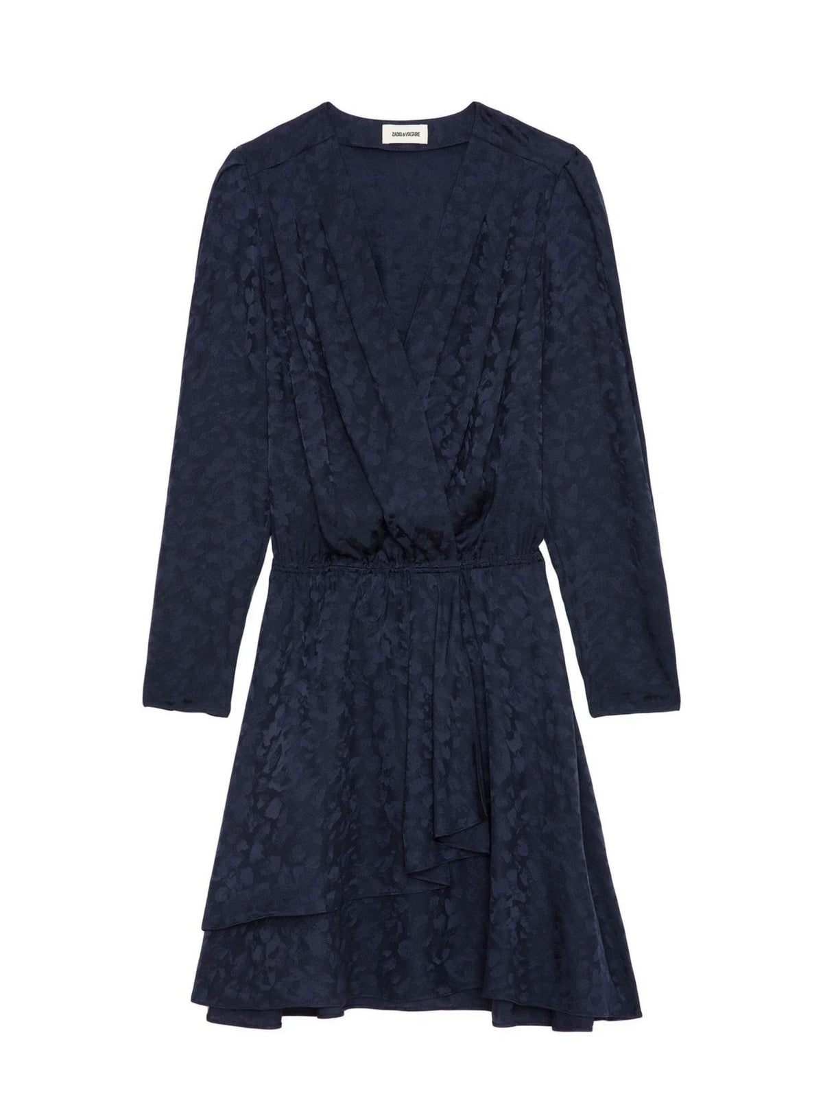 Rogers Jacquard Black Dress