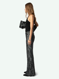 Prevy Black Sequin Trousers