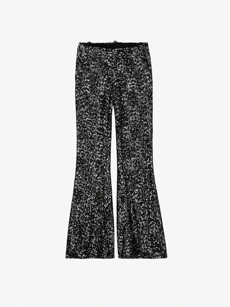 Prevy Black Sequin Trousers