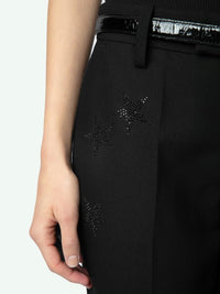 Starry Strass Black Trousers
