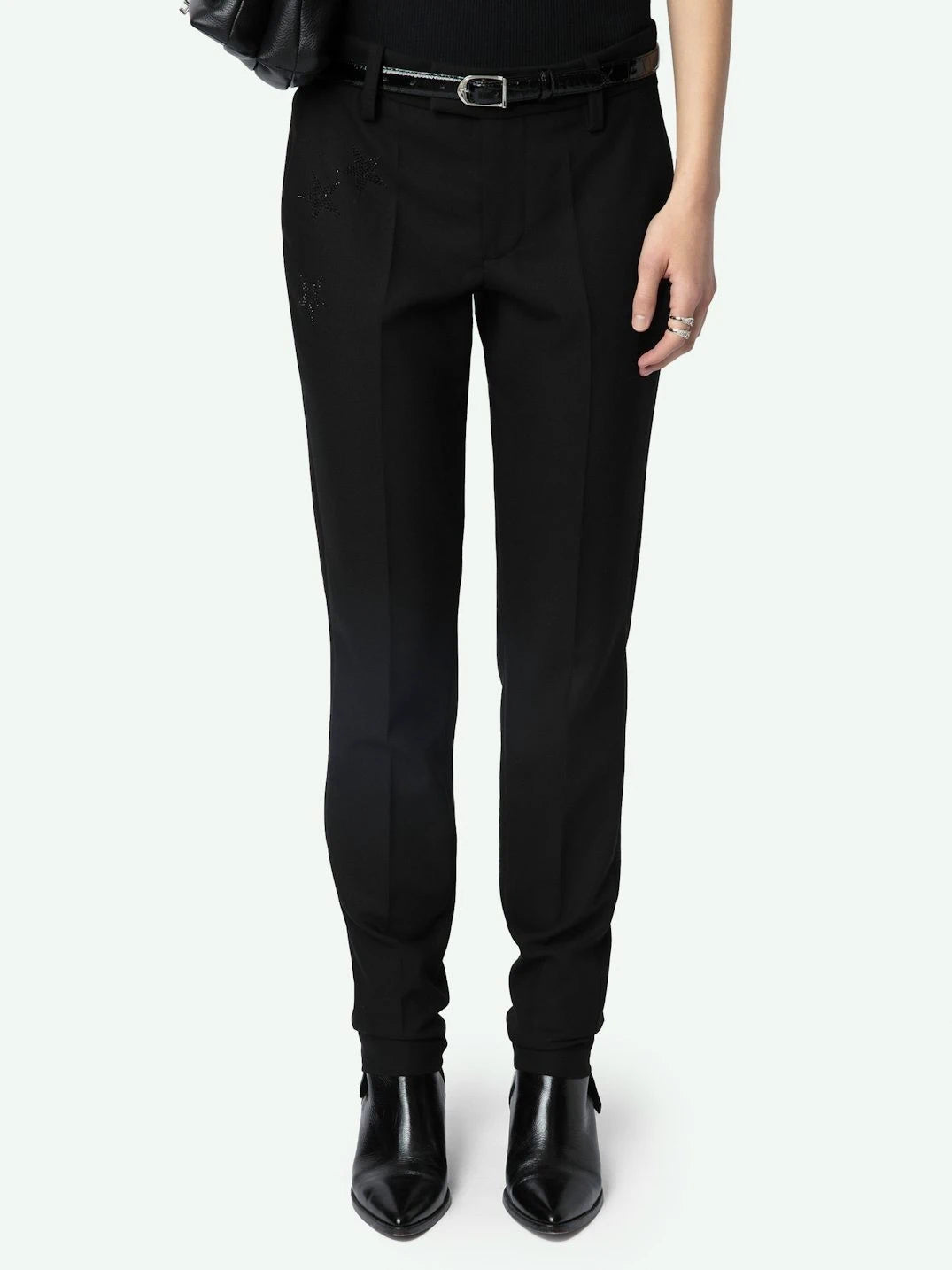 Starry Strass Black Trousers