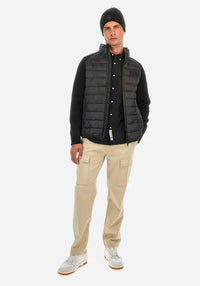 Slim-Fit Black Poplin Shirt