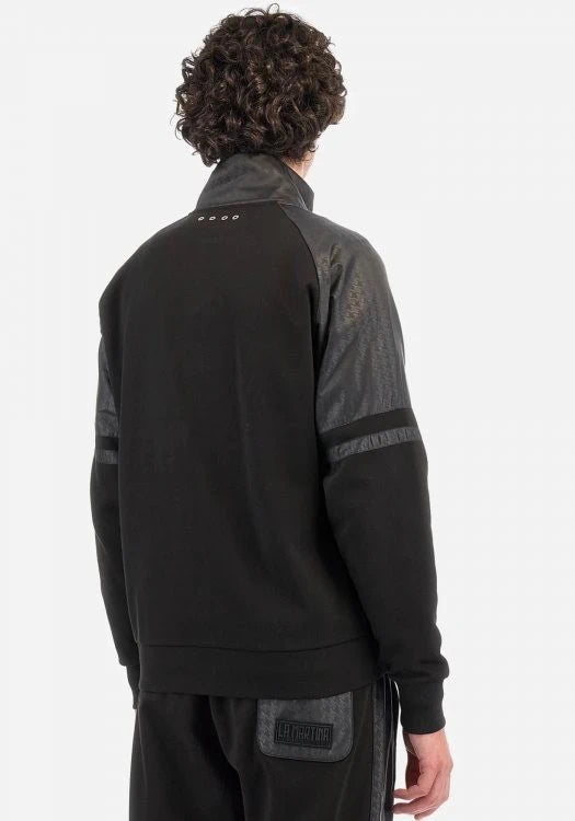 Full Zip Black Sweatshirt