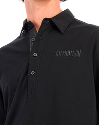 Long Sleeve Black Polo