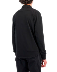 Long Sleeve Black Polo