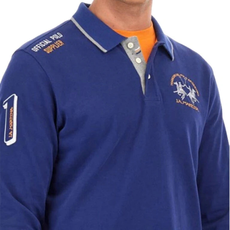 Semi Heavy Jersey Blue Polo