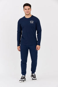 La Martina Blue Long Sleeve T-Shirt