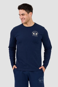 La Martina Blue Long Sleeve T-Shirt
