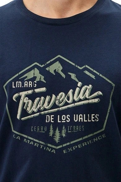 Long Sleeve Blue T-Shirt