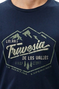 Long Sleeve Blue T-Shirt