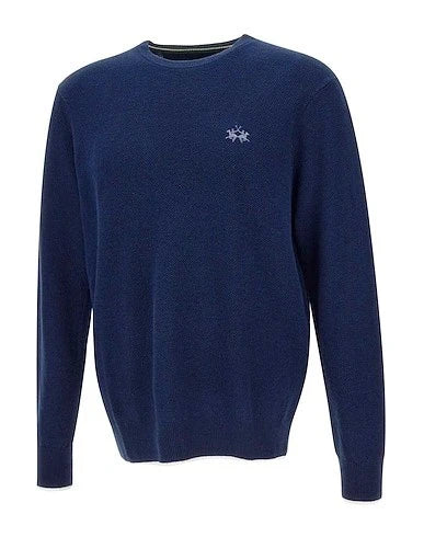 Basic Blue Wool Sweater