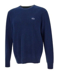 Basic Blue Wool Sweater