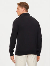 Regular Fit Black Sweater