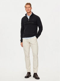 Regular Fit Black Sweater