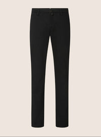 Bobby Slim Chino Pants in Super Stretch Stay Black Denim