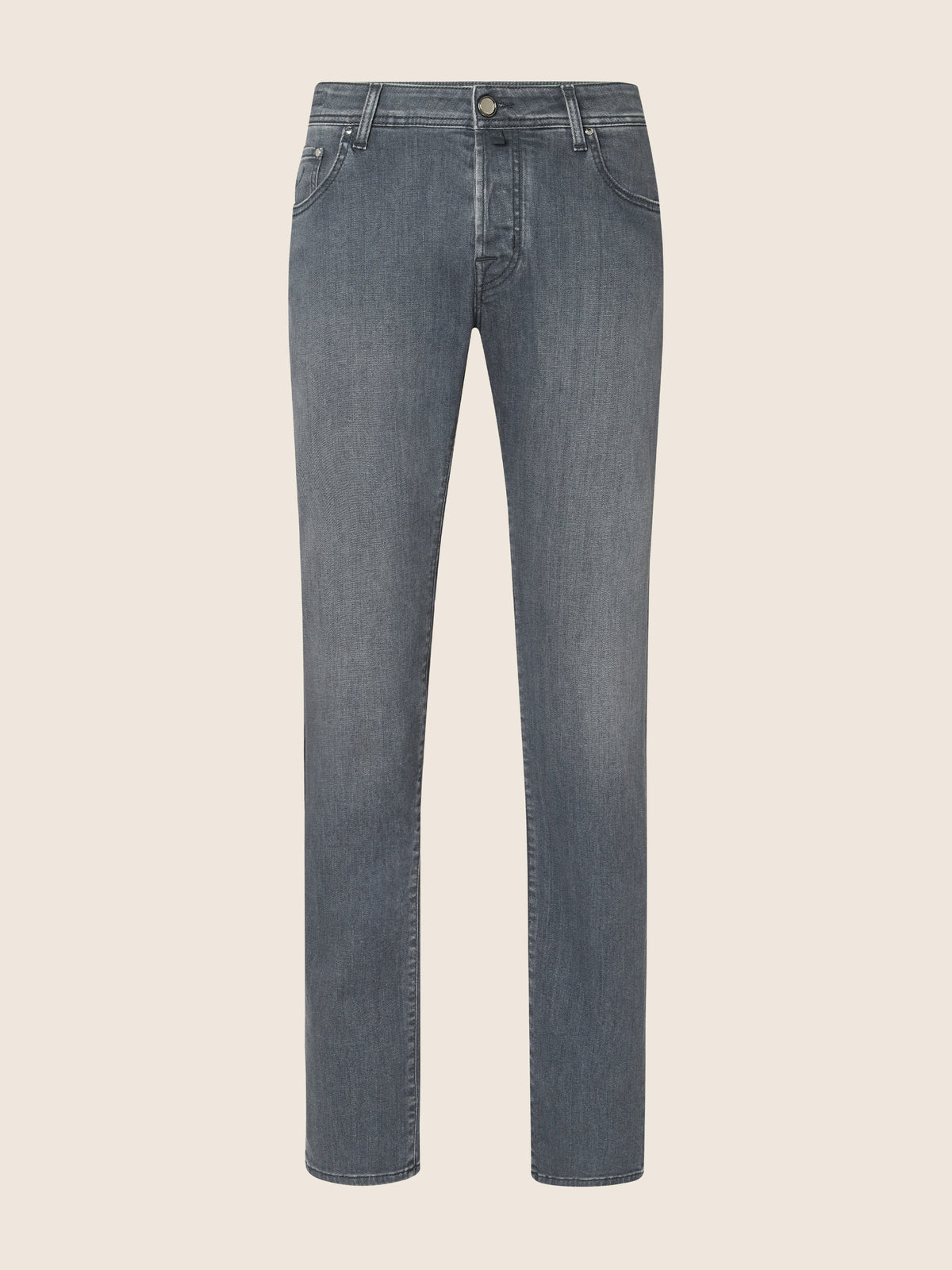 Nick Slim 5 Pocket Jeans in Dark Grey Super Stretch Denim