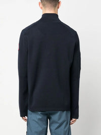 1/4 Zip Black Sweater