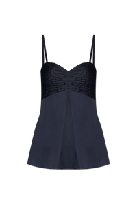 CIPPIE SATIN TOP
