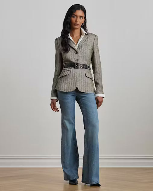 Retro Flare Full-Length Jeans