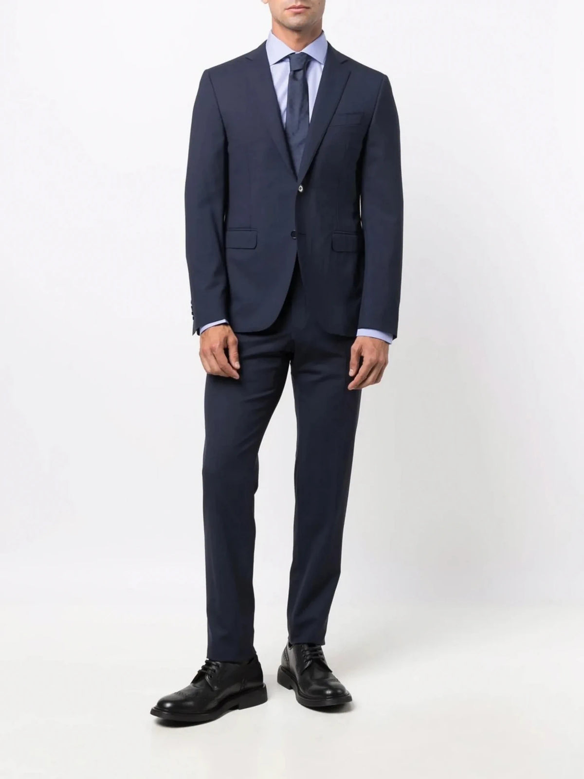 Button-Up Navy Blue Shirt