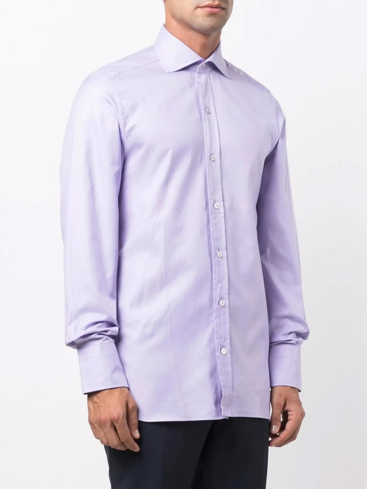 Button-Up Purple Shirt