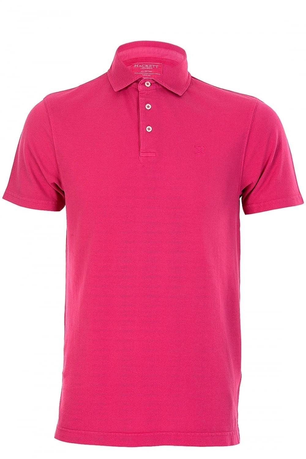 Garment Dye Pink Polo Shirt