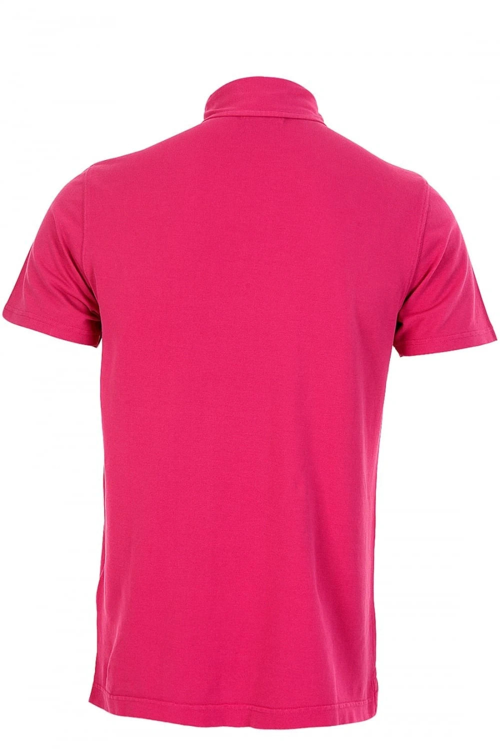 Garment Dye Pink Polo Shirt