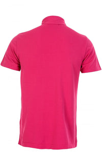 Garment Dye Pink Polo Shirt