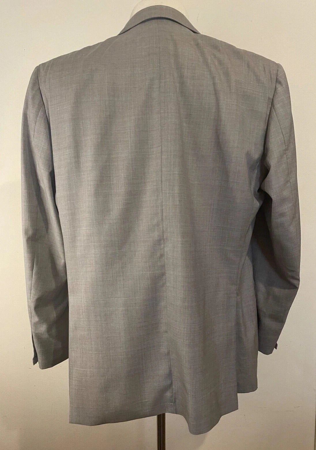 Wool Grey Business Trousers