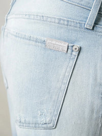 Josie Blue Cropped Trousers