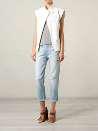 Josie Blue Cropped Trousers