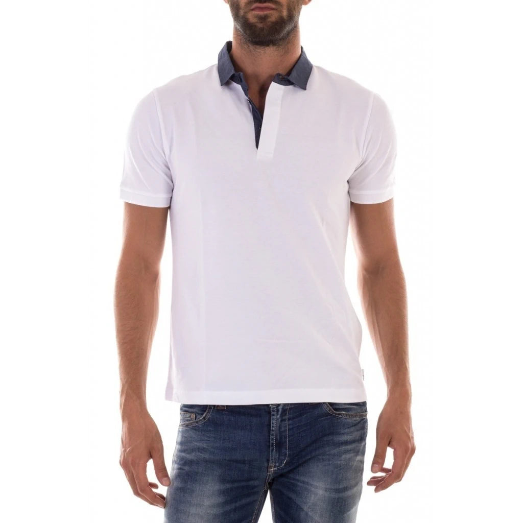 Armani White Polo