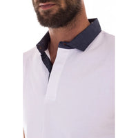 Armani White Polo