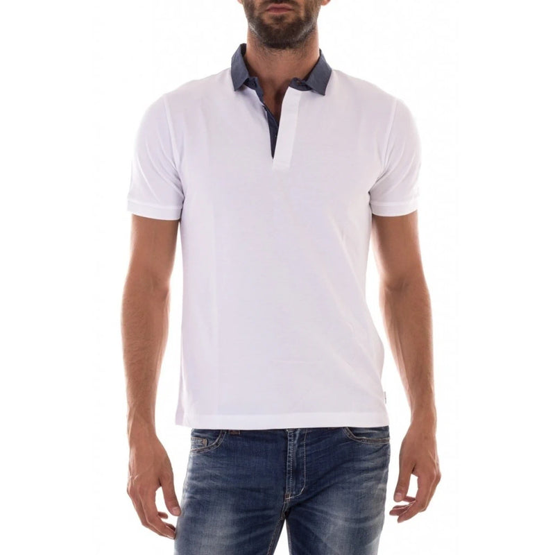 Armani White Polo