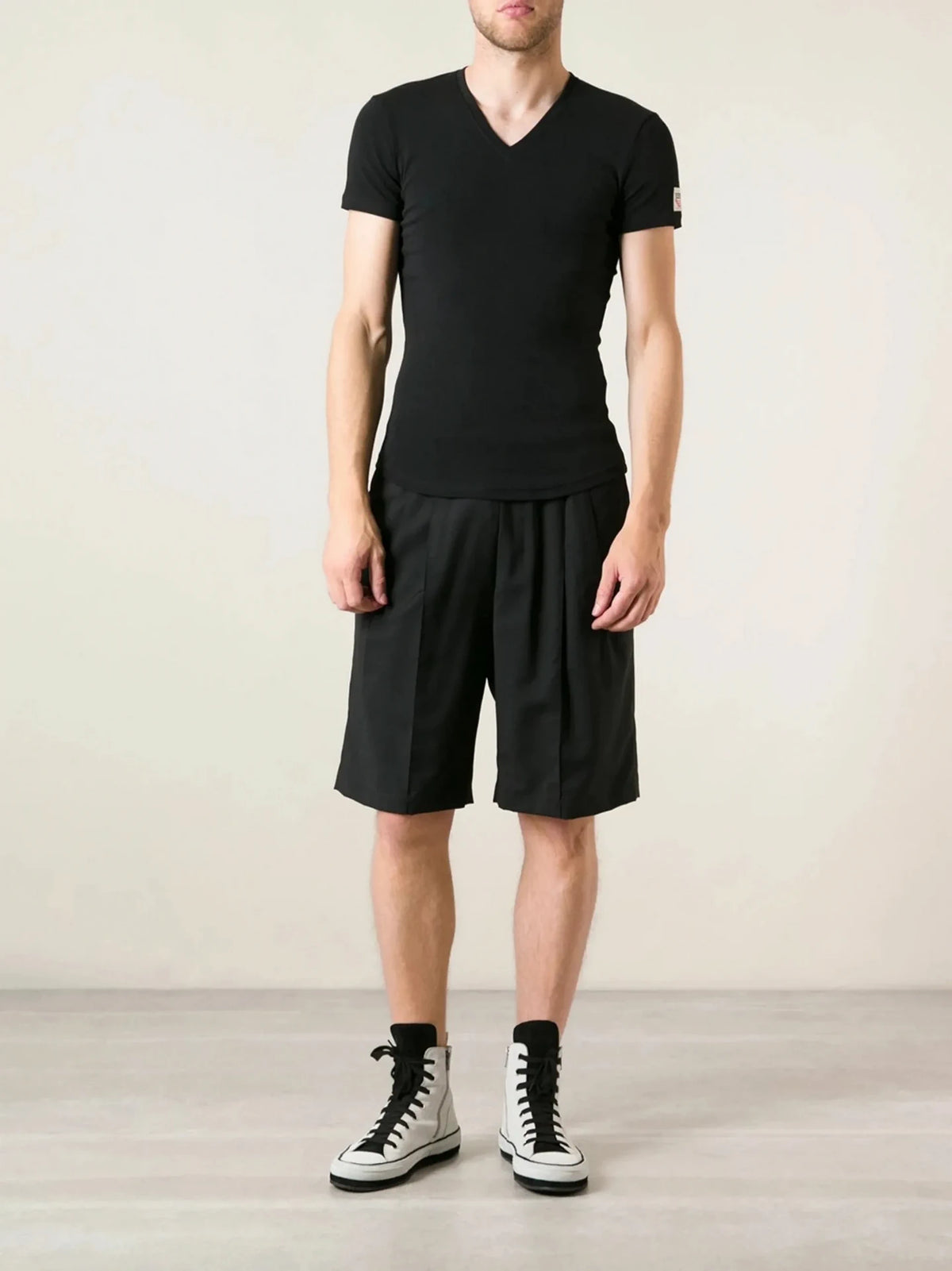 V-Neck White T-Shirt