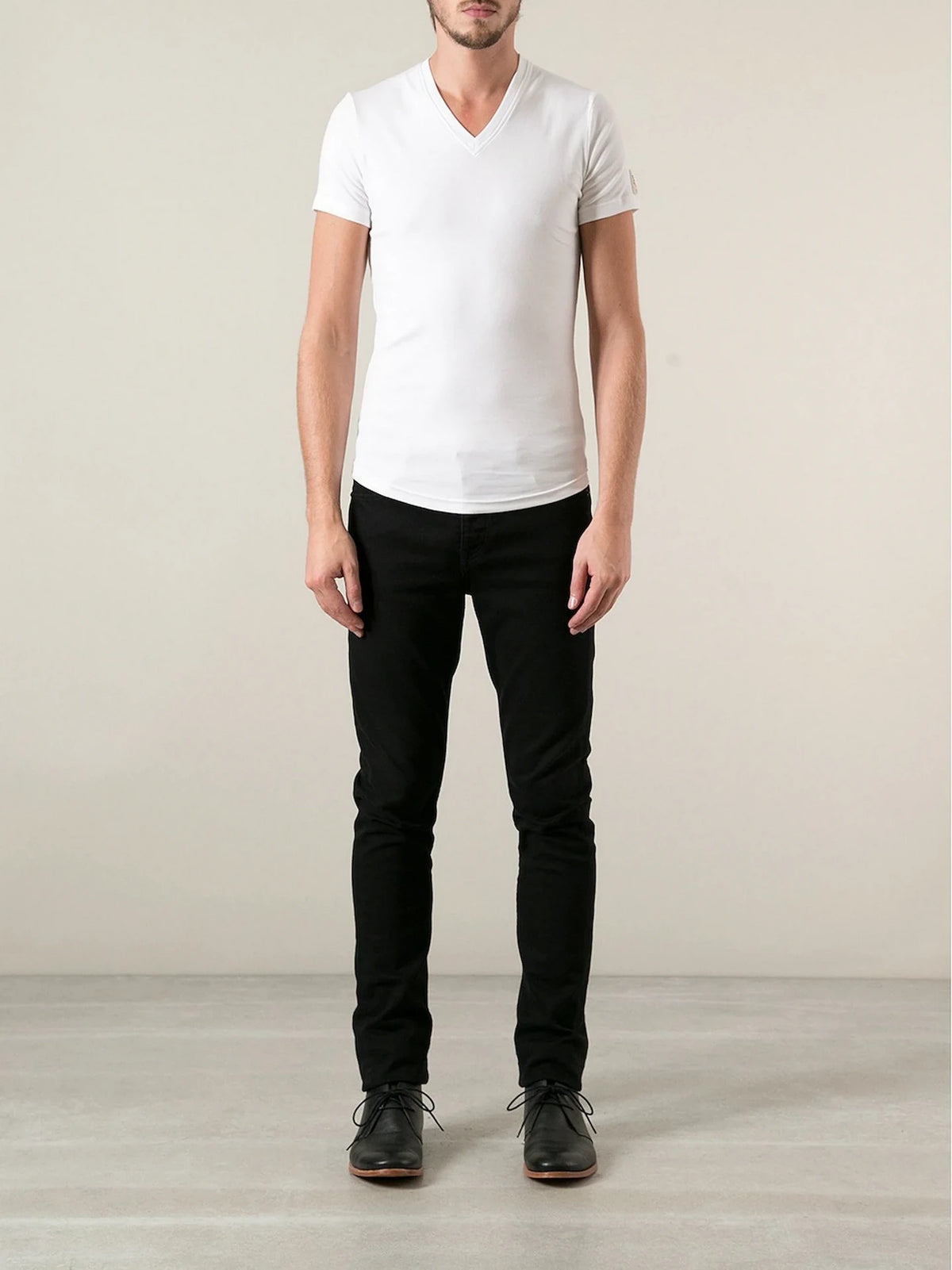 V-Neck White T-Shirt