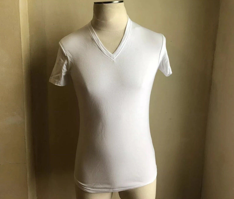 V-Neck White T-Shirt